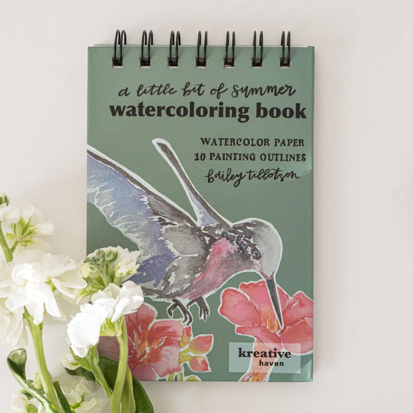 Bailey Rae Studio - A Little Bit of Summer - Mini Watercoloring Book
