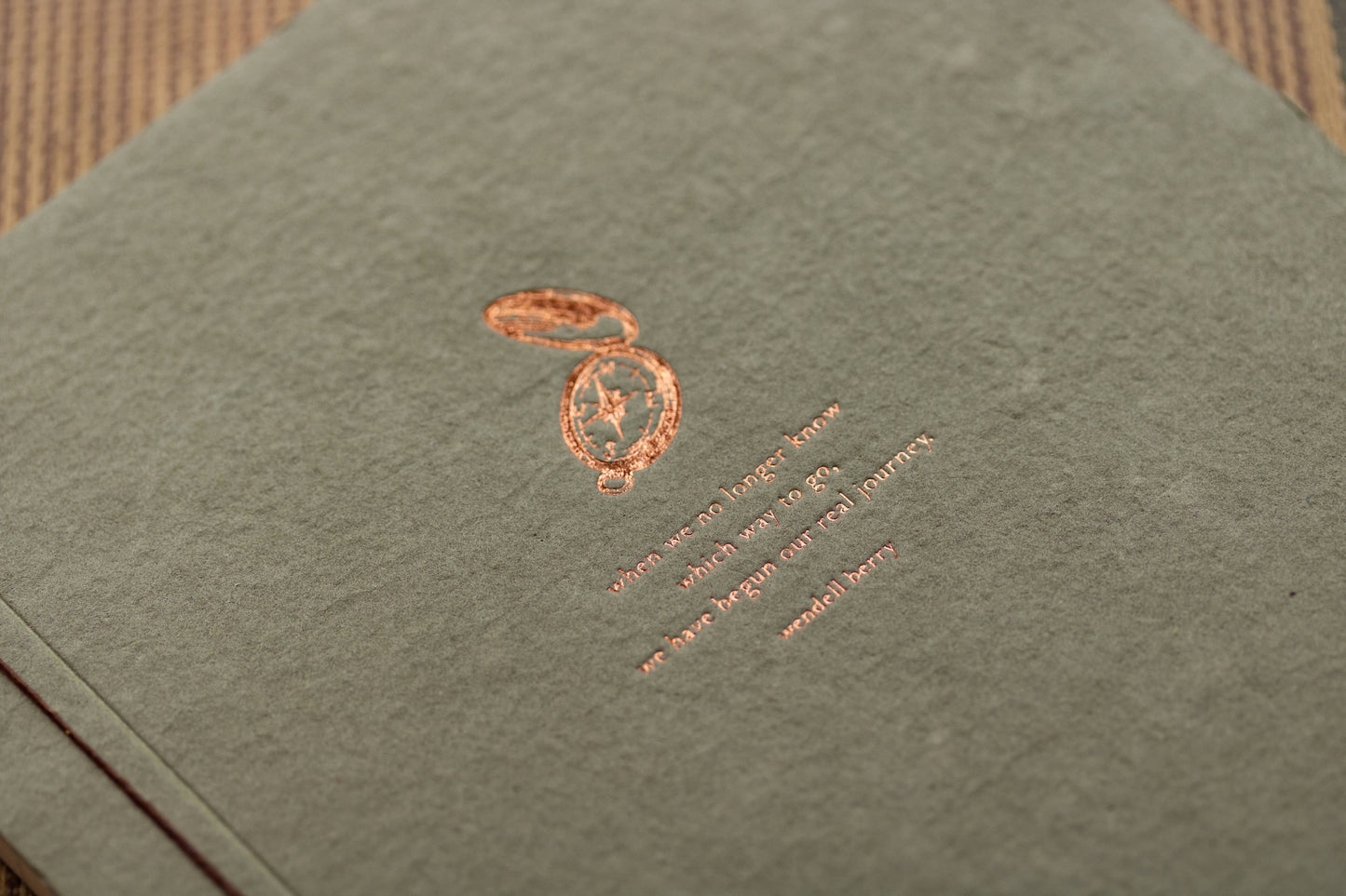 Oblation Papers & Press - Wendell berry letterpress inspiration journal