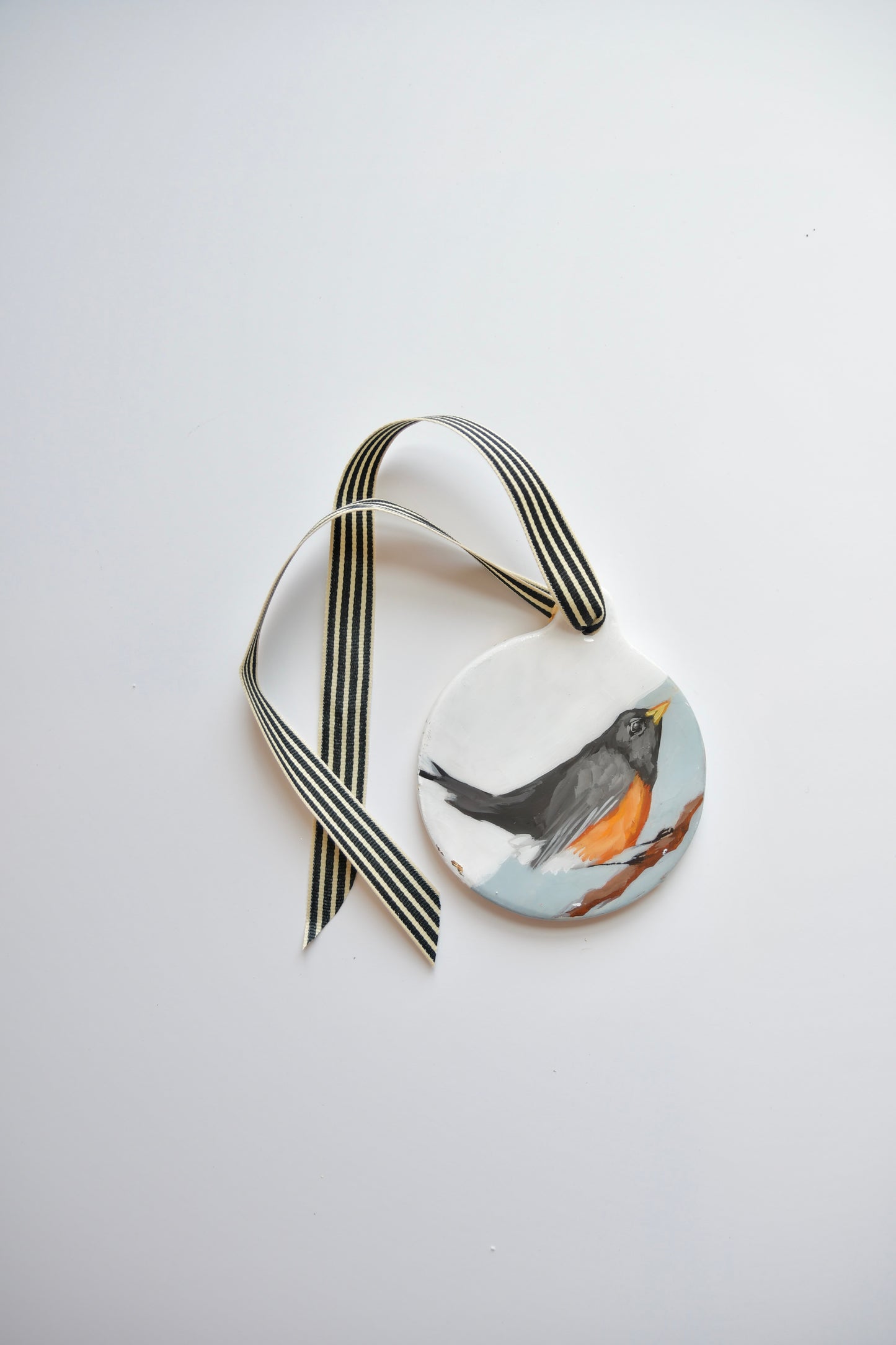 Robin Ceramic Art Ornament