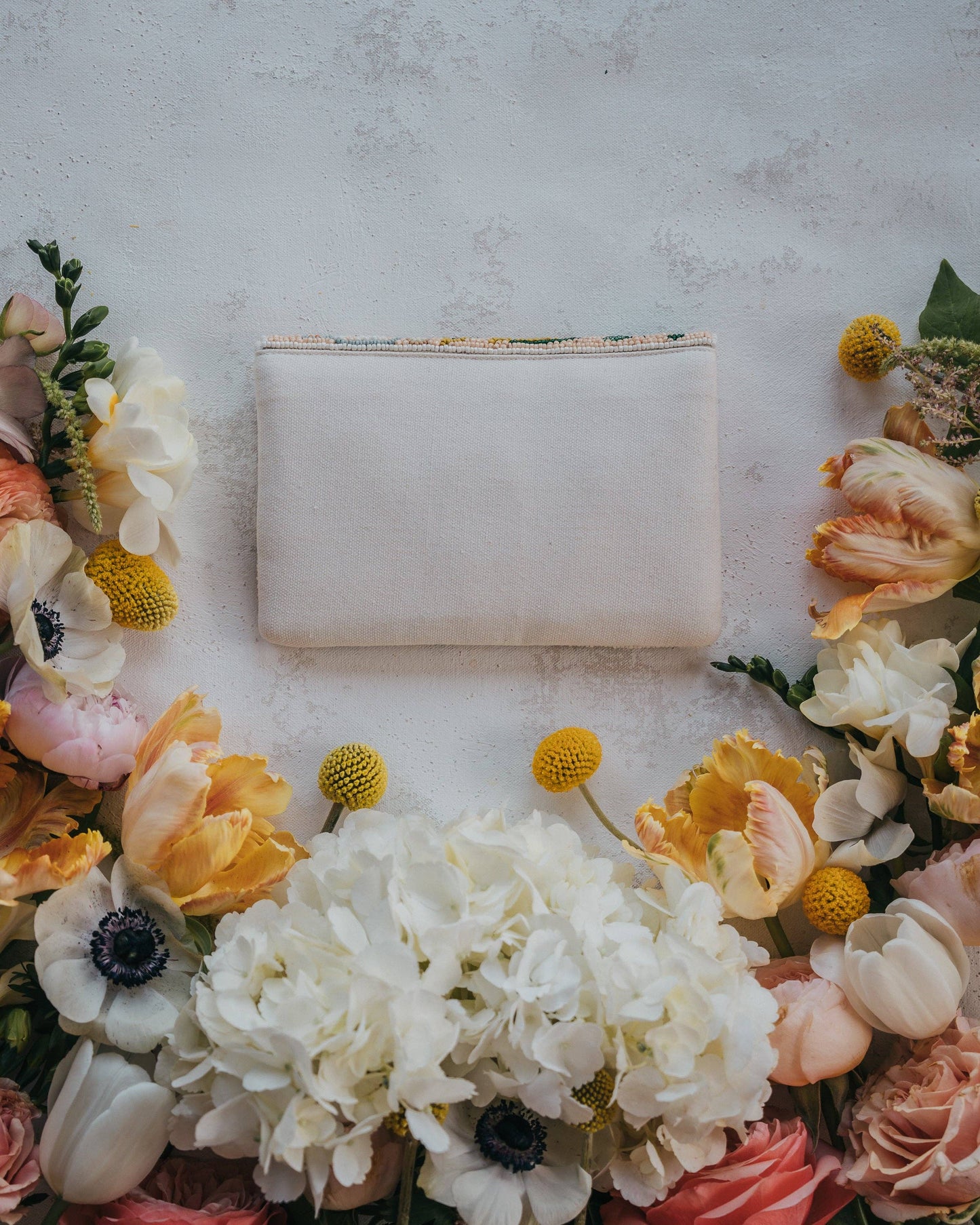 GraceLaced by Ruth Chou Simons - Claire de Lune Beaded Clutch