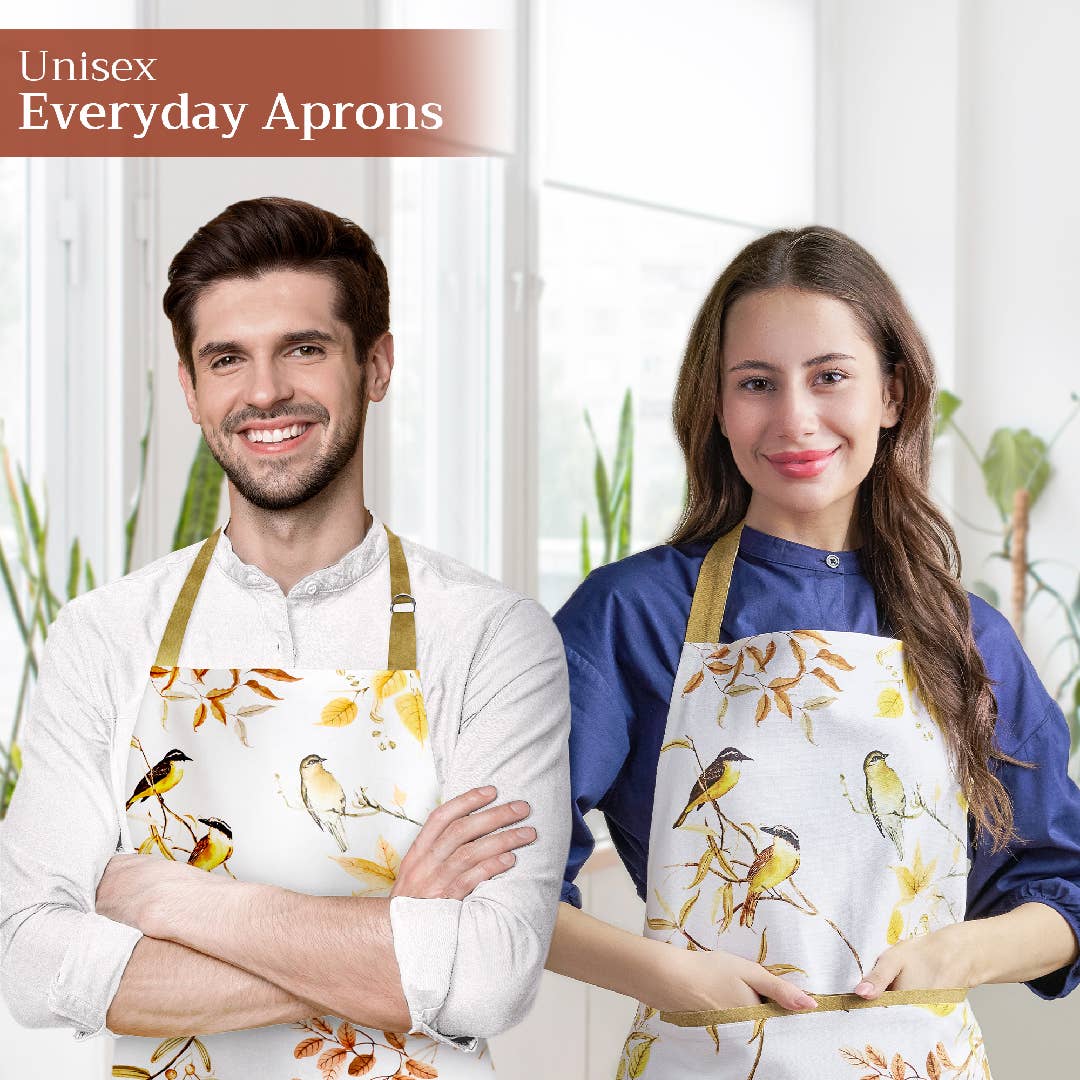 Maison d'Hermine - Design in Every Thread - Apron 100% Cotton - Everyday Cooking - Verdier