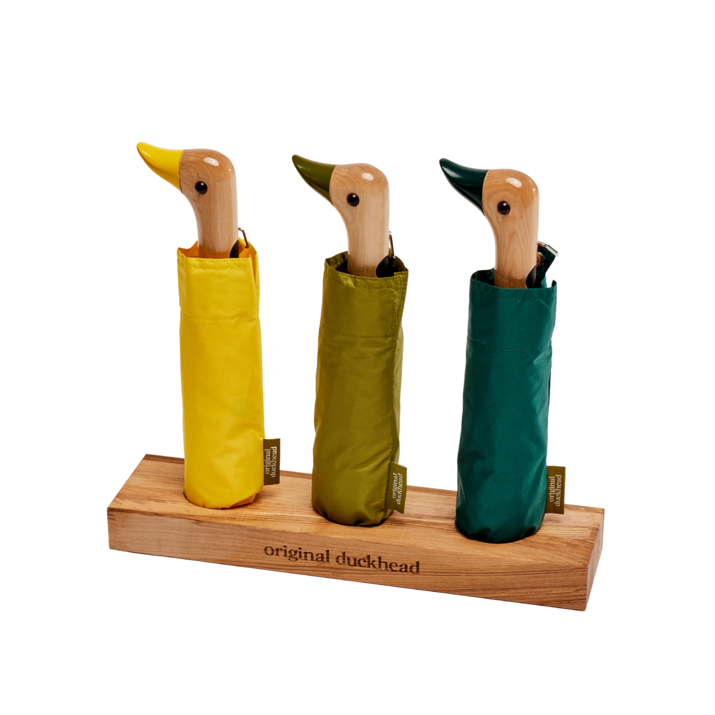 Original Duckhead USA - NEW! Multipack - Forest/Olive/Yellow Duck Umbrellas - 6 pcs