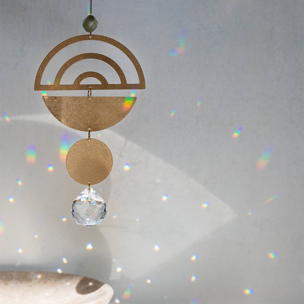Scout Curated Wears - Suncatcher - Monstera Leaf/Rose Quartz