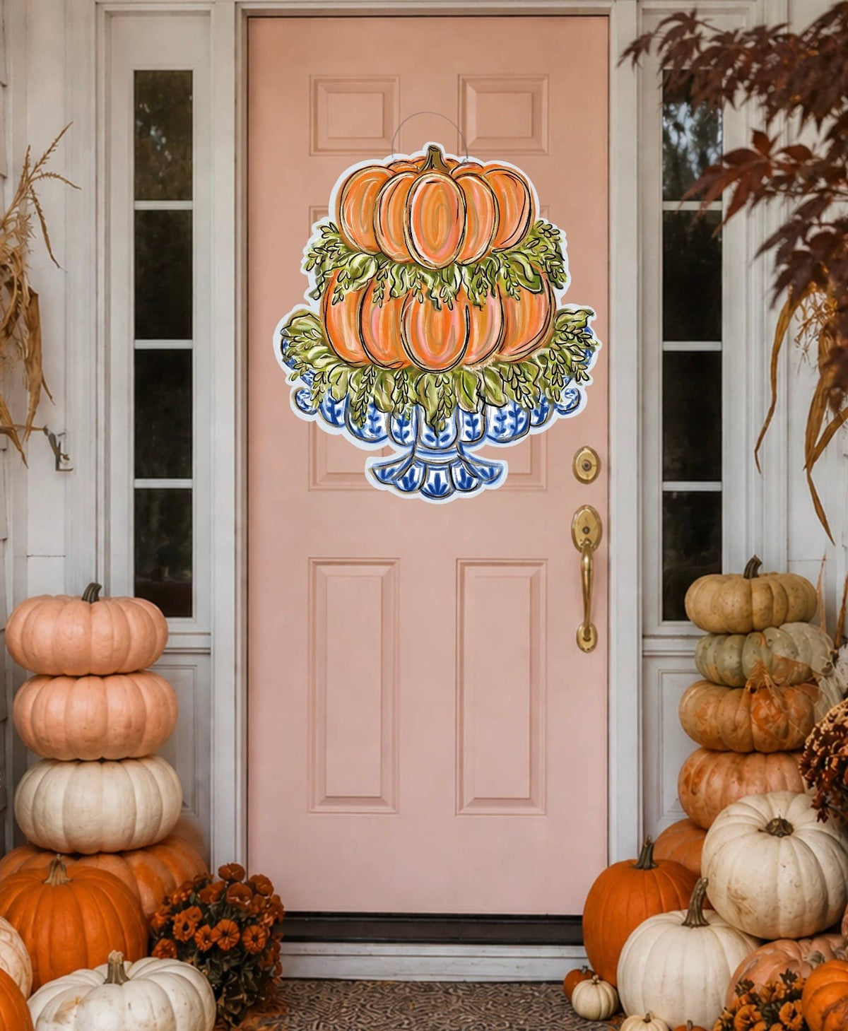 Deep South Designs LLC - Stacked pumpkins