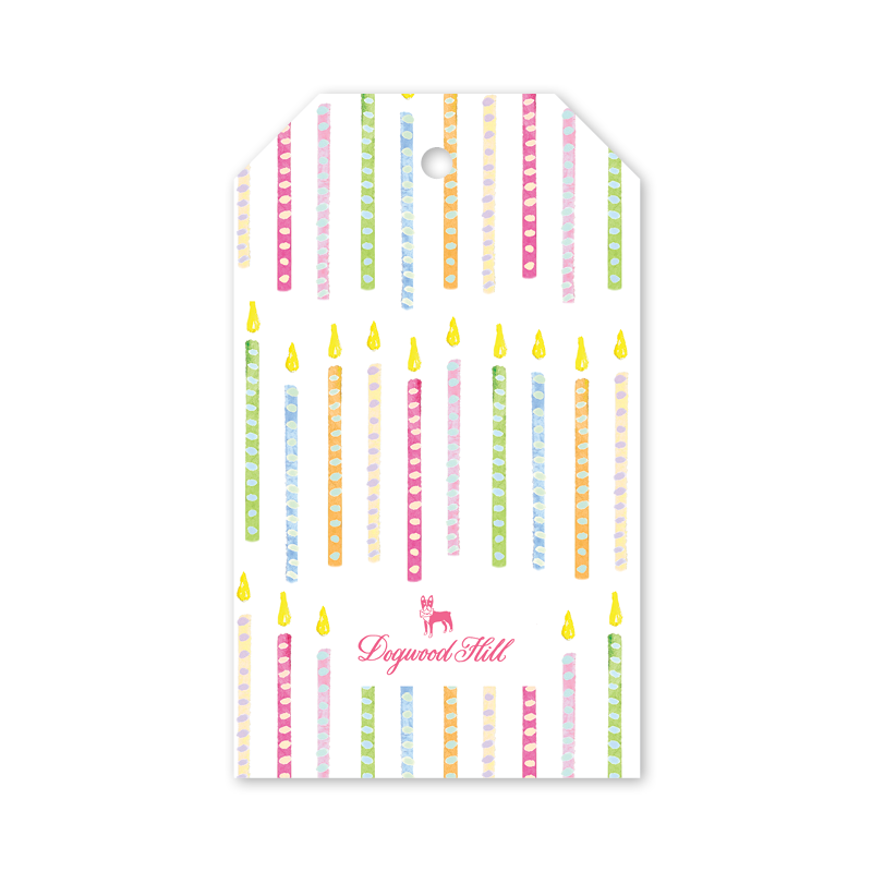 Dogwood Hill - Funfetti Candles Gift Tags