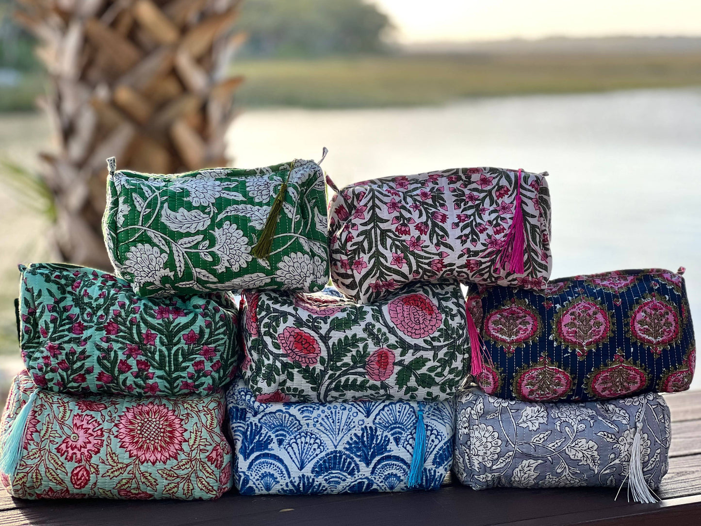 Ten Twenty Six Designs - Block Print Cosmetic Bag: 4