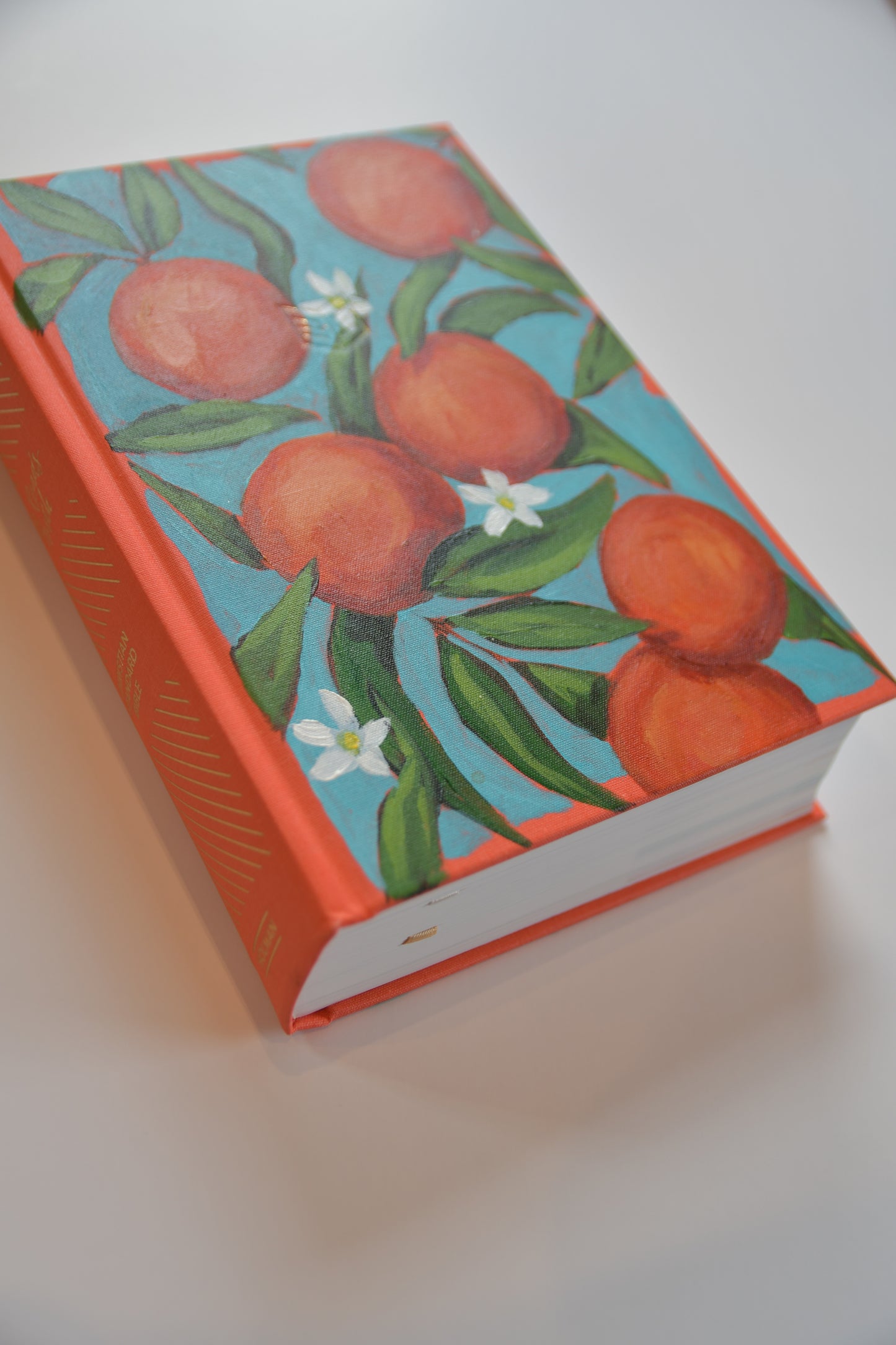 Oranges Hand Painted Bible