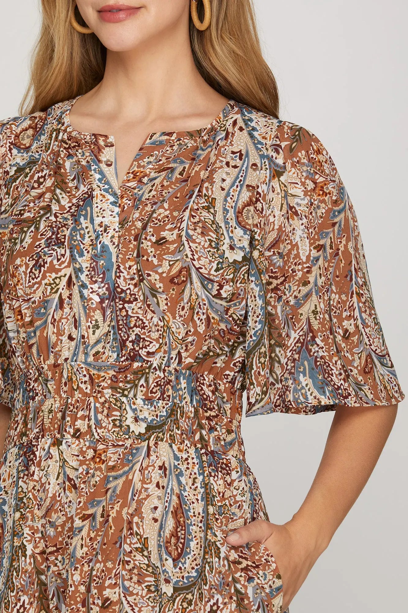 Ophelia Woven Maxi Dress