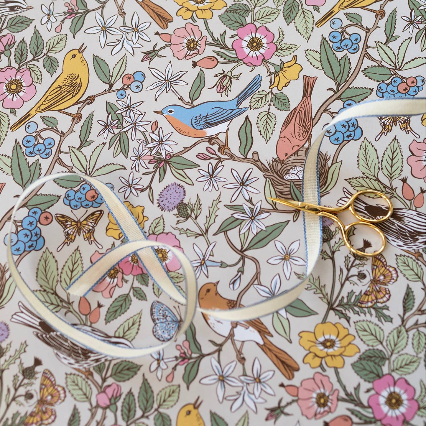 Botanica Paper Co. - SONGBIRDS | Double Sided Wrapping Paper