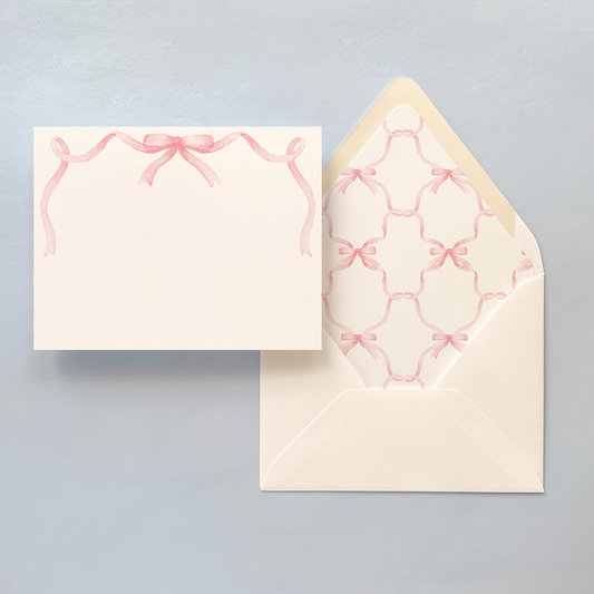 Gloster Road - Pink Bow Notecard Set