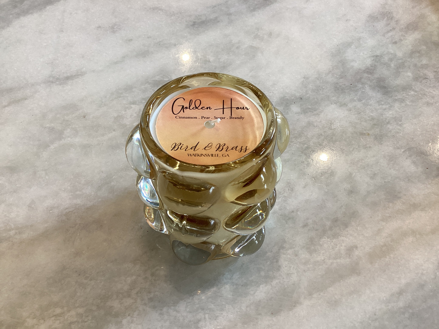 Golden Hour Bubble Jar Candle