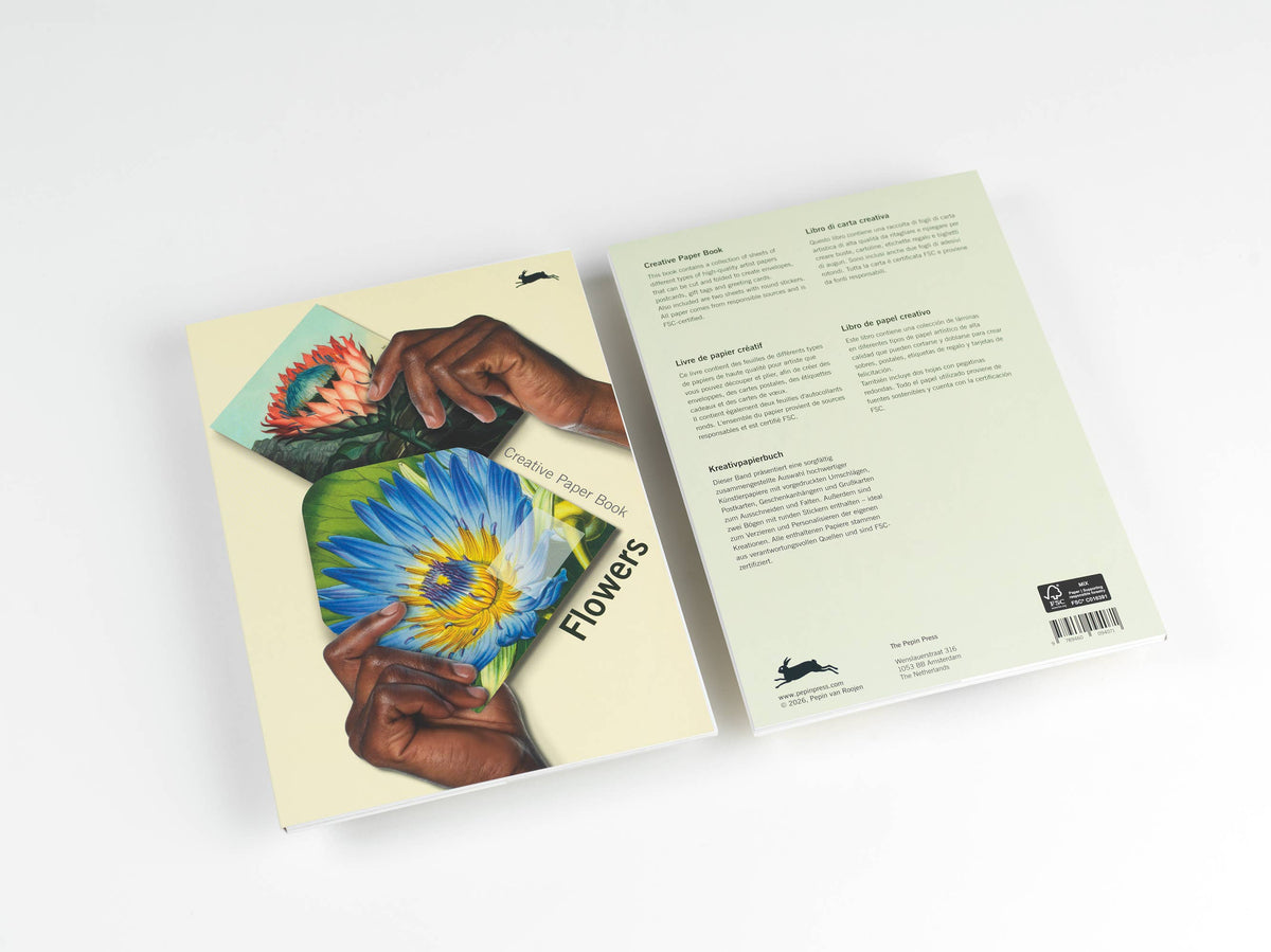 Pepin Press - Flowers Creative Paper Book