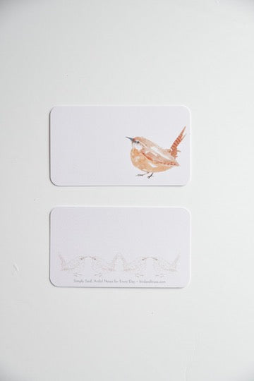 40 Wren Mini Cards - Simply Said