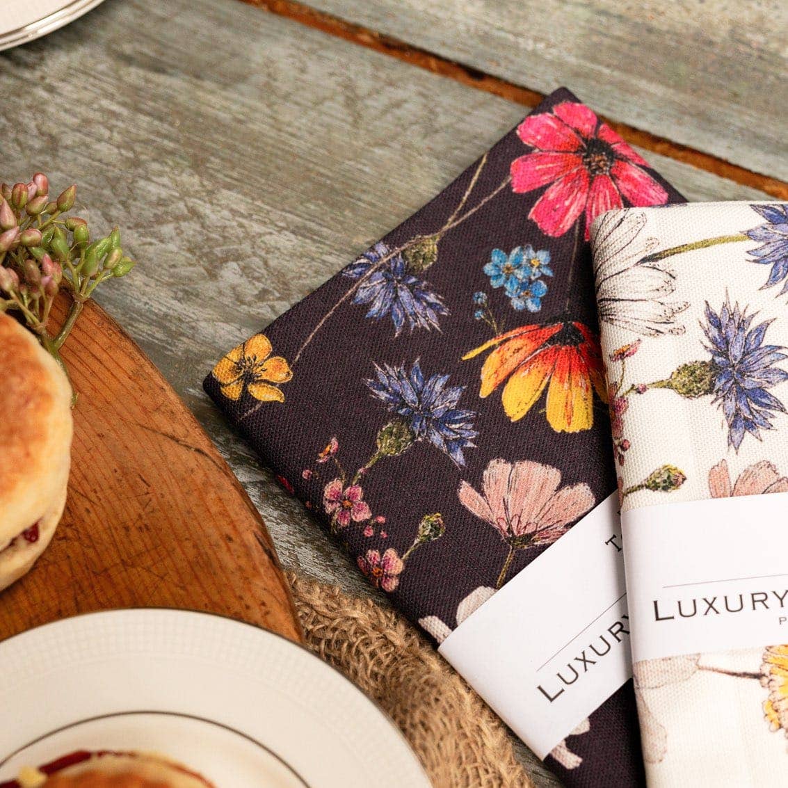 Toasted Crumpet - The Regency Gardens (Pure) Tea Towel
