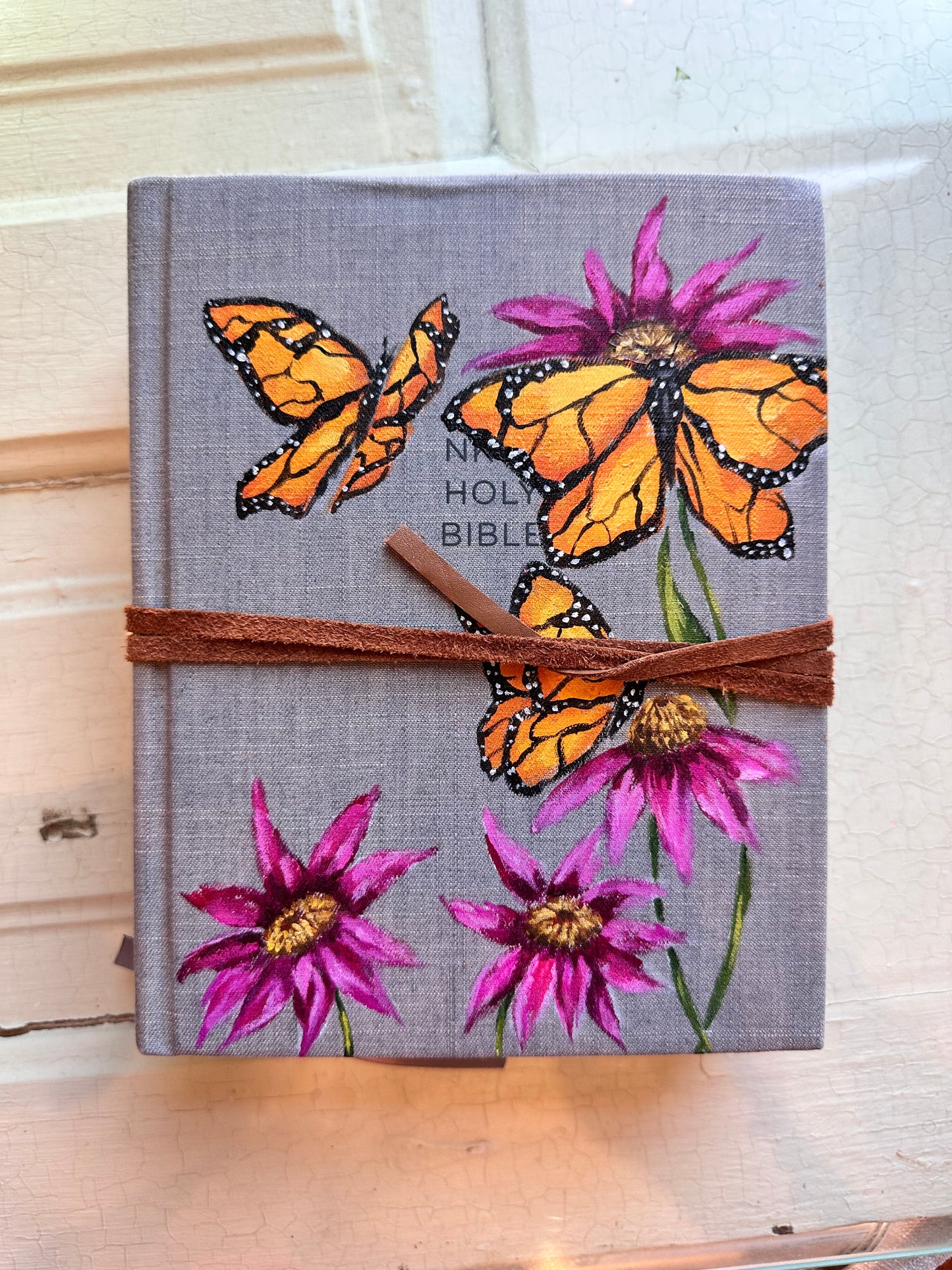 NKJV Hand Painted Journaling Bible