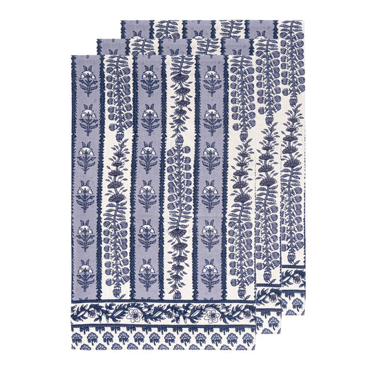Couleur Nature - Avignon Tea Towels Blue & Marine,
