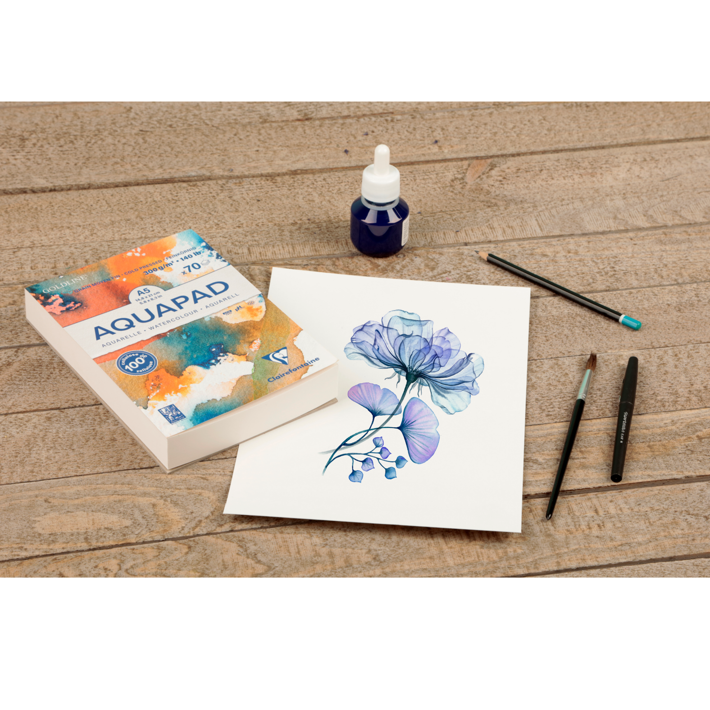 Exaclair - Clairefontaine™ AquaPad Watercolor Paper - Two Sizes