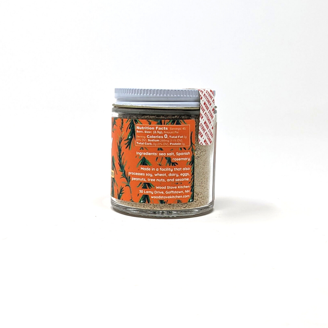 Wood Stove Kitchen - Rosemary Sea Salt (new label!)