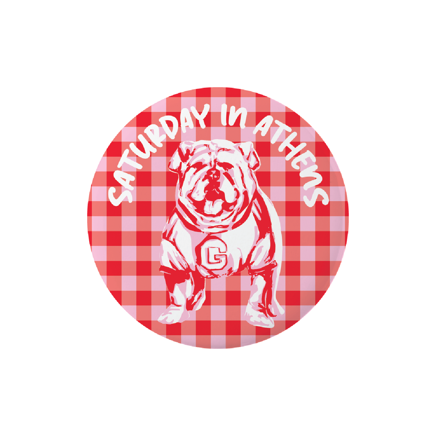 Dallis Foshee Art & Design, LLC - Saturday In Athens Button