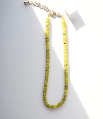 Light Green Bead Necklace