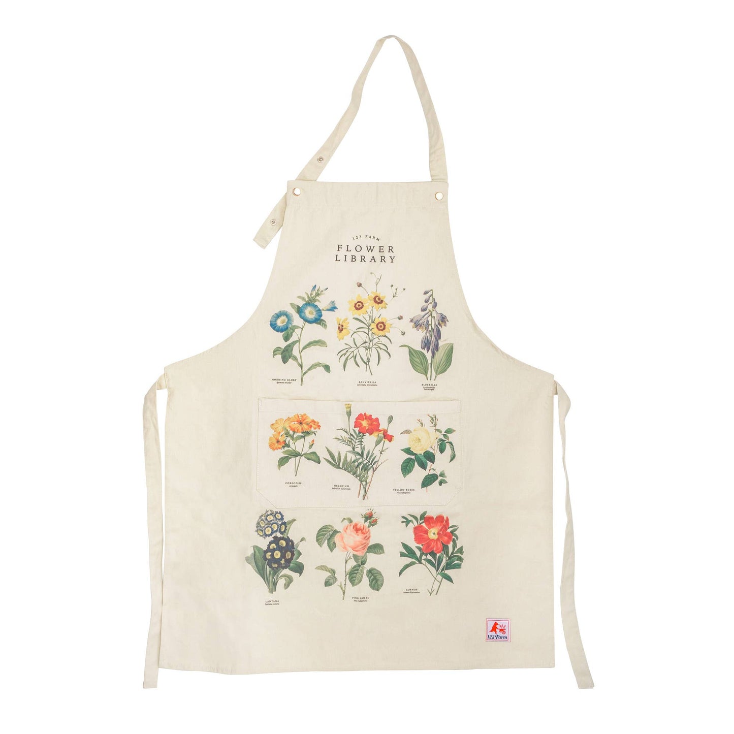 123 Farm - Vintage Apron - Flower Library