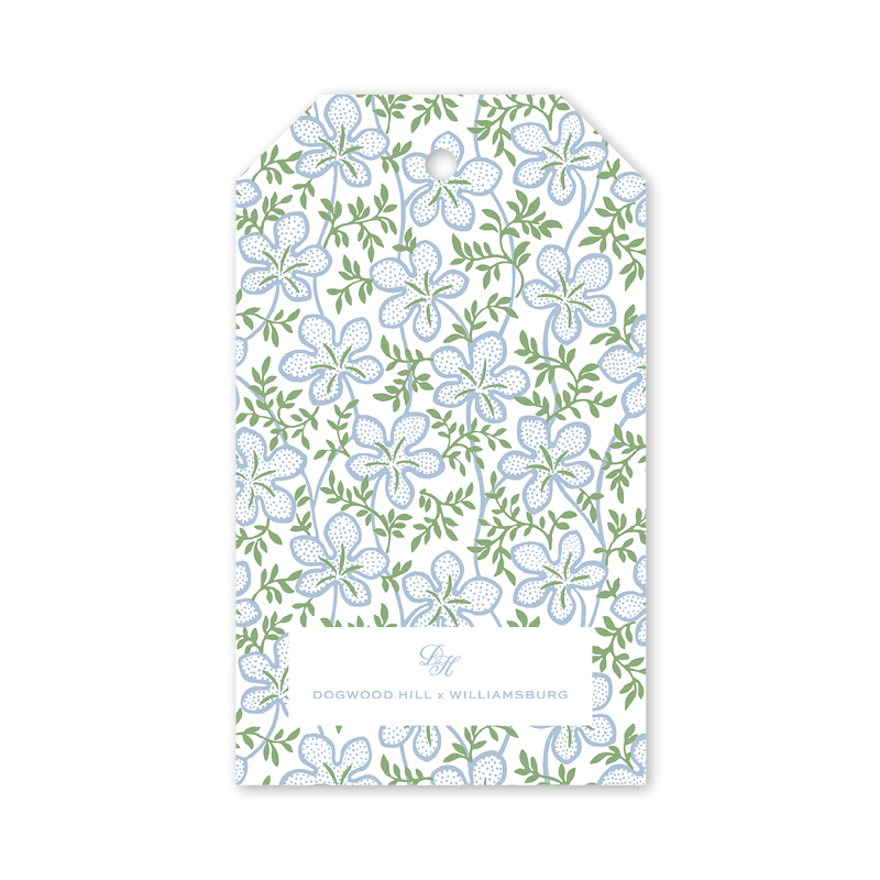 Dogwood Hill - Ghost Blossom Blue Gift Tags