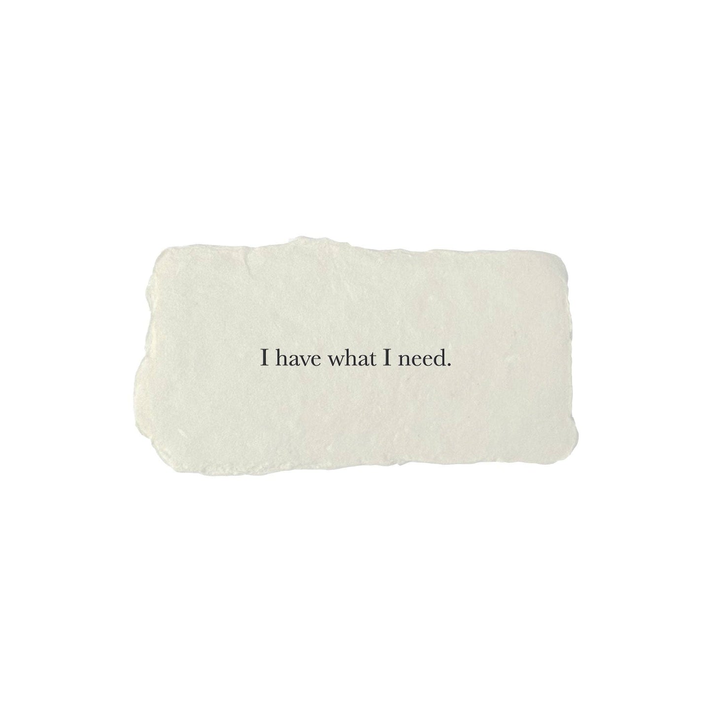 farmette - I have what I need affirmation card