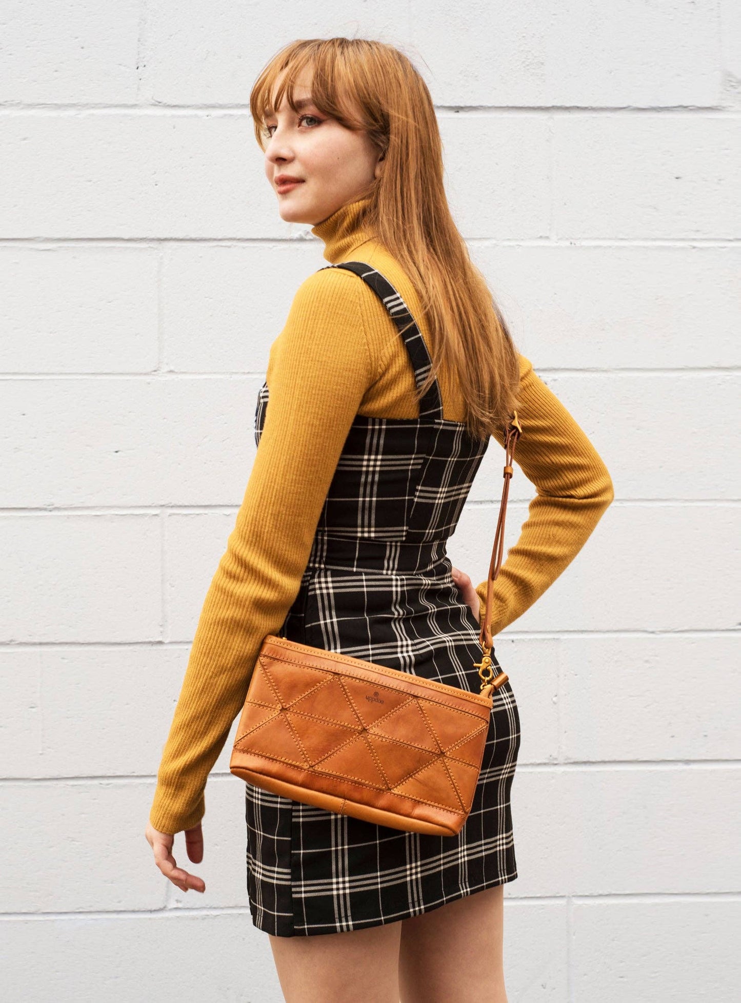 UPPDOO - Origami Clutch / Crossbody Bag - Turmeric