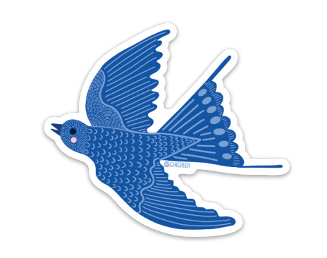Gingiber - Bluebird Sticker