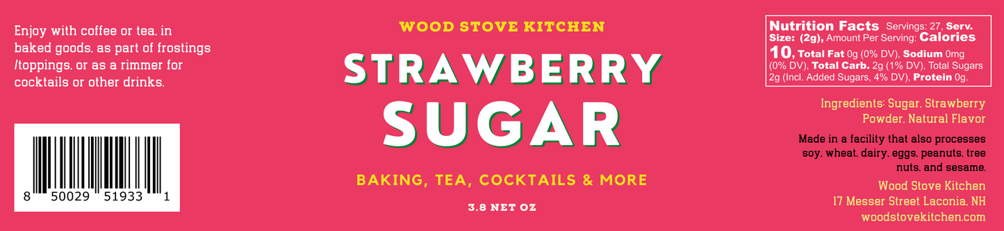 Wood Stove Kitchen - Strawberry Sugar, 3.8 Net Oz