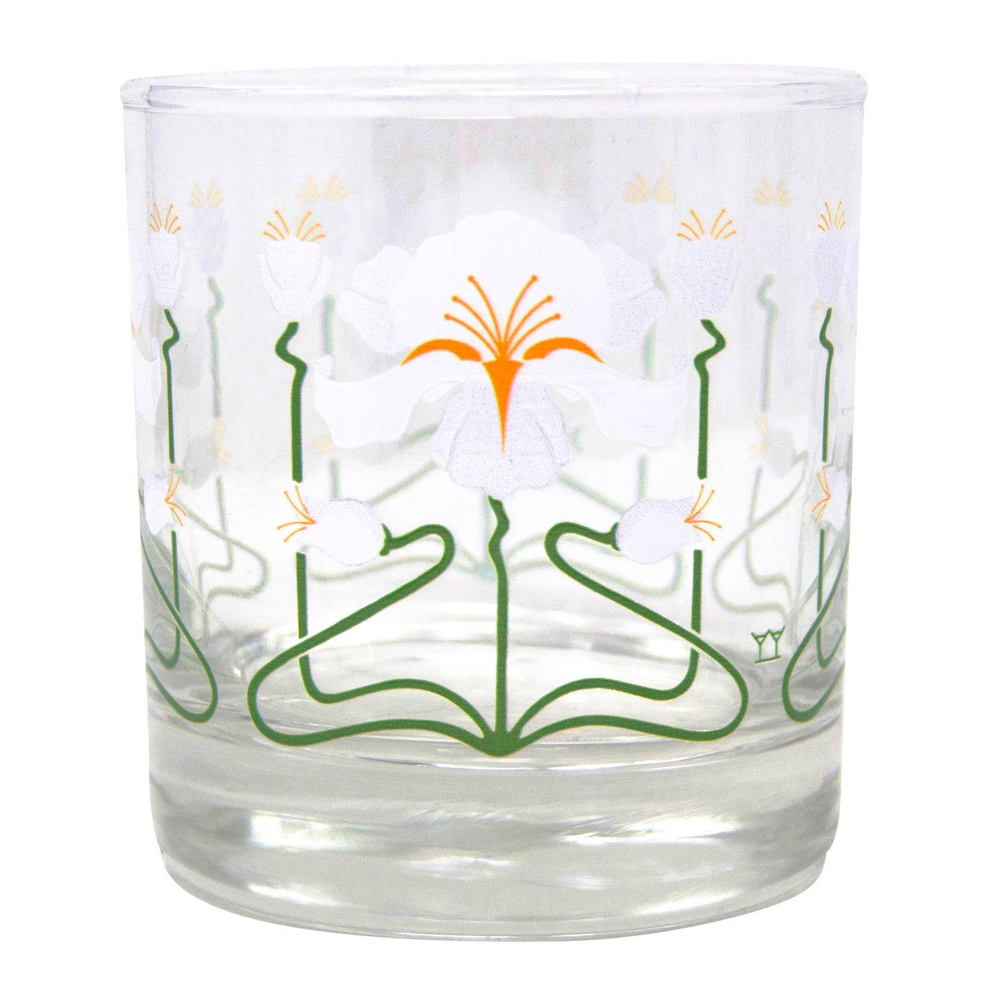 The Modern Home Bar - White Iris Rocks Glass