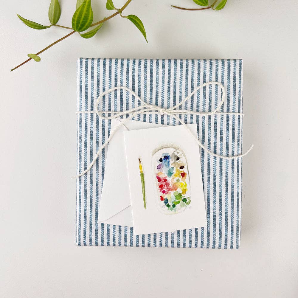 emily lex studio - Paint palette mini notecard