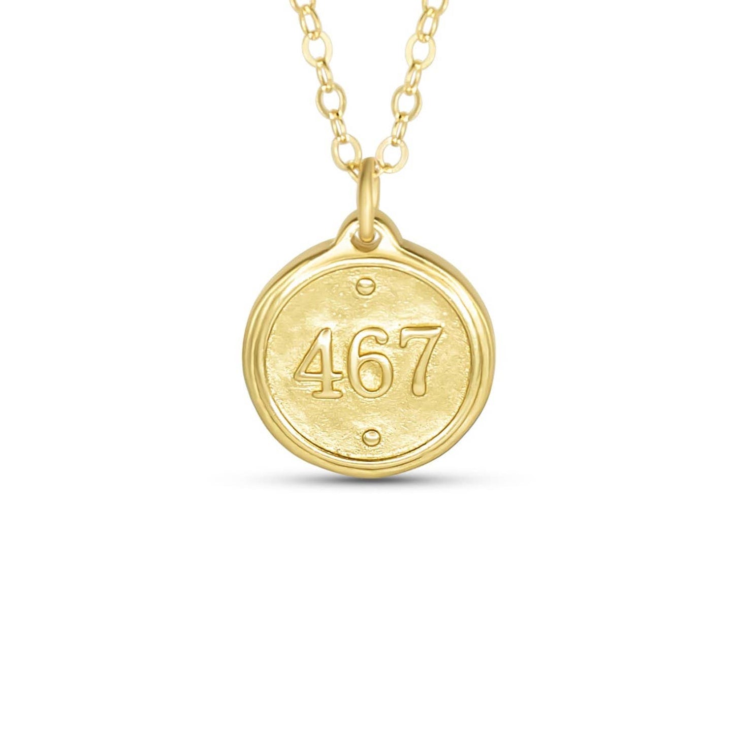 Madison Sterling - 16" - Philippians 4:6-7 (Petite Pendant Necklace)