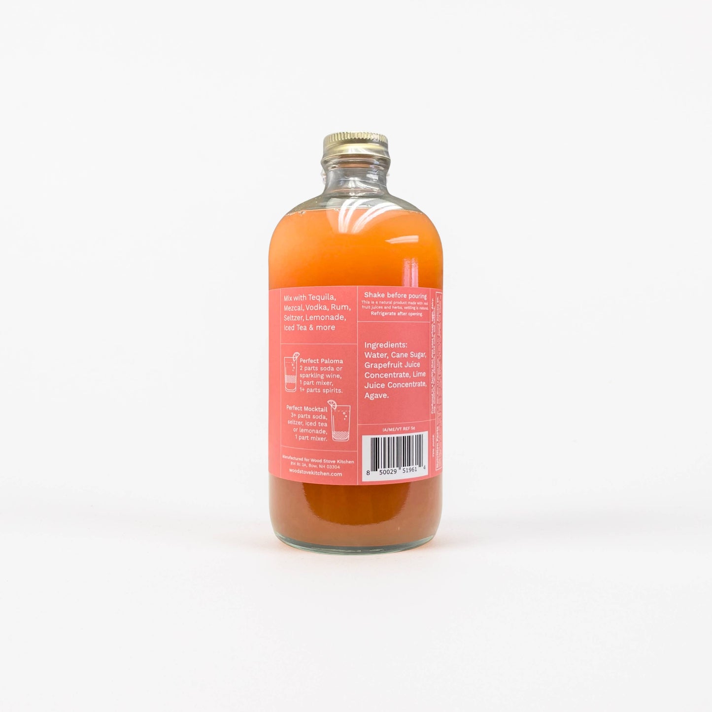 Wood Stove Kitchen - Paloma Mixer - Grapefruit & Lime, 16 fl oz