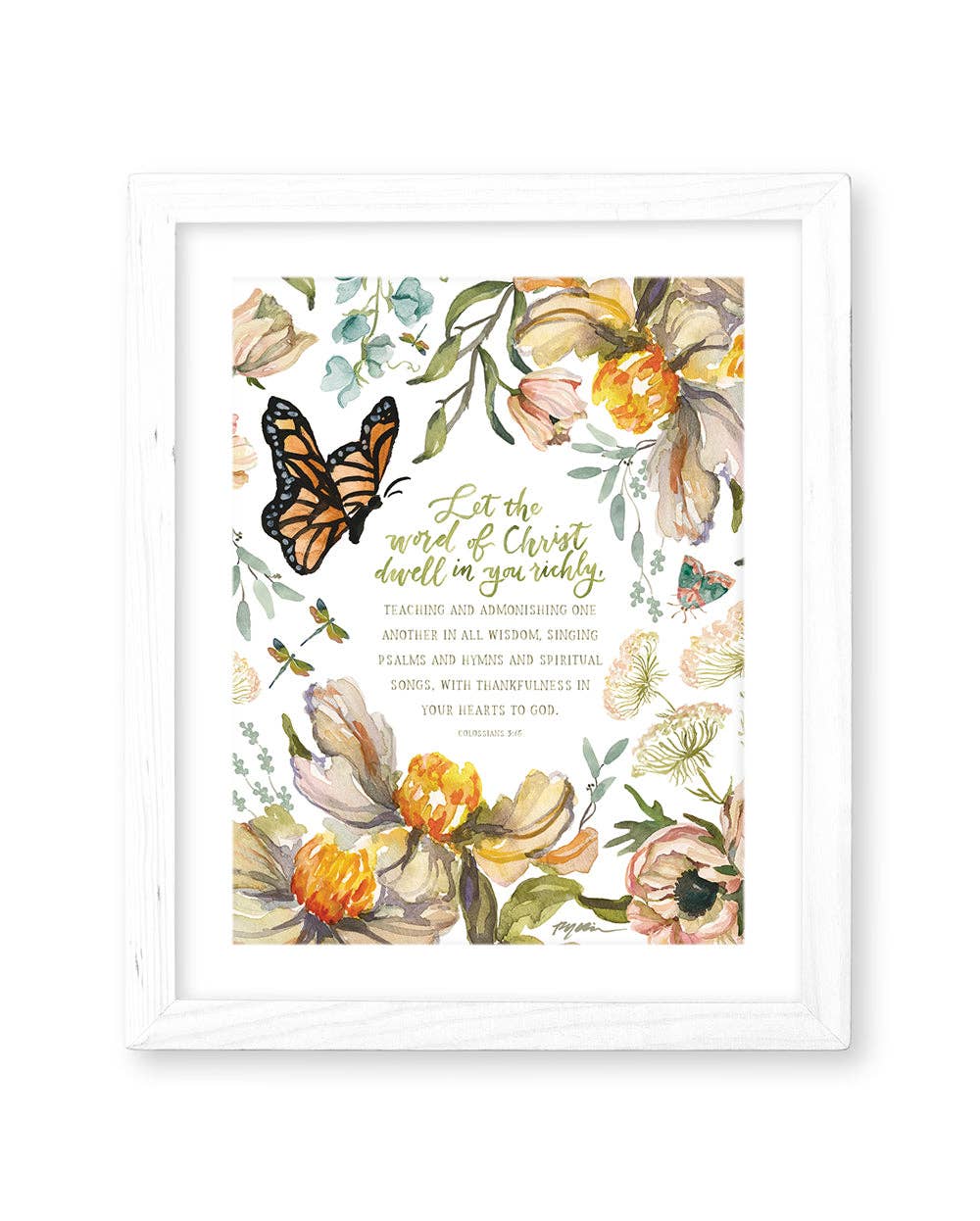 GraceLaced by Ruth Chou Simons - Let the Word of Christ Dwell in You Richly Print