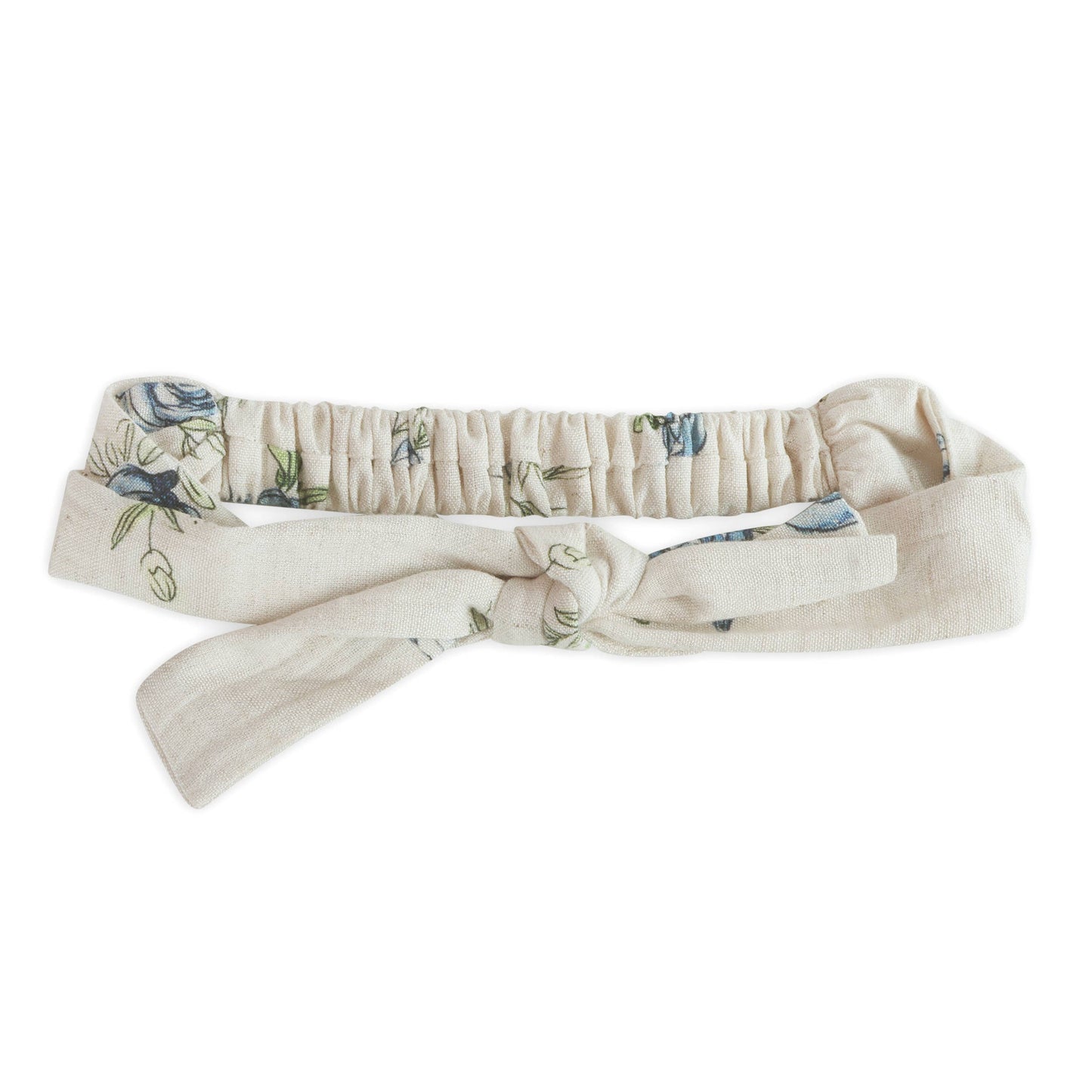 Viverano Organics - Anais Floral Baby Romper + Headband (Linen Blend)
