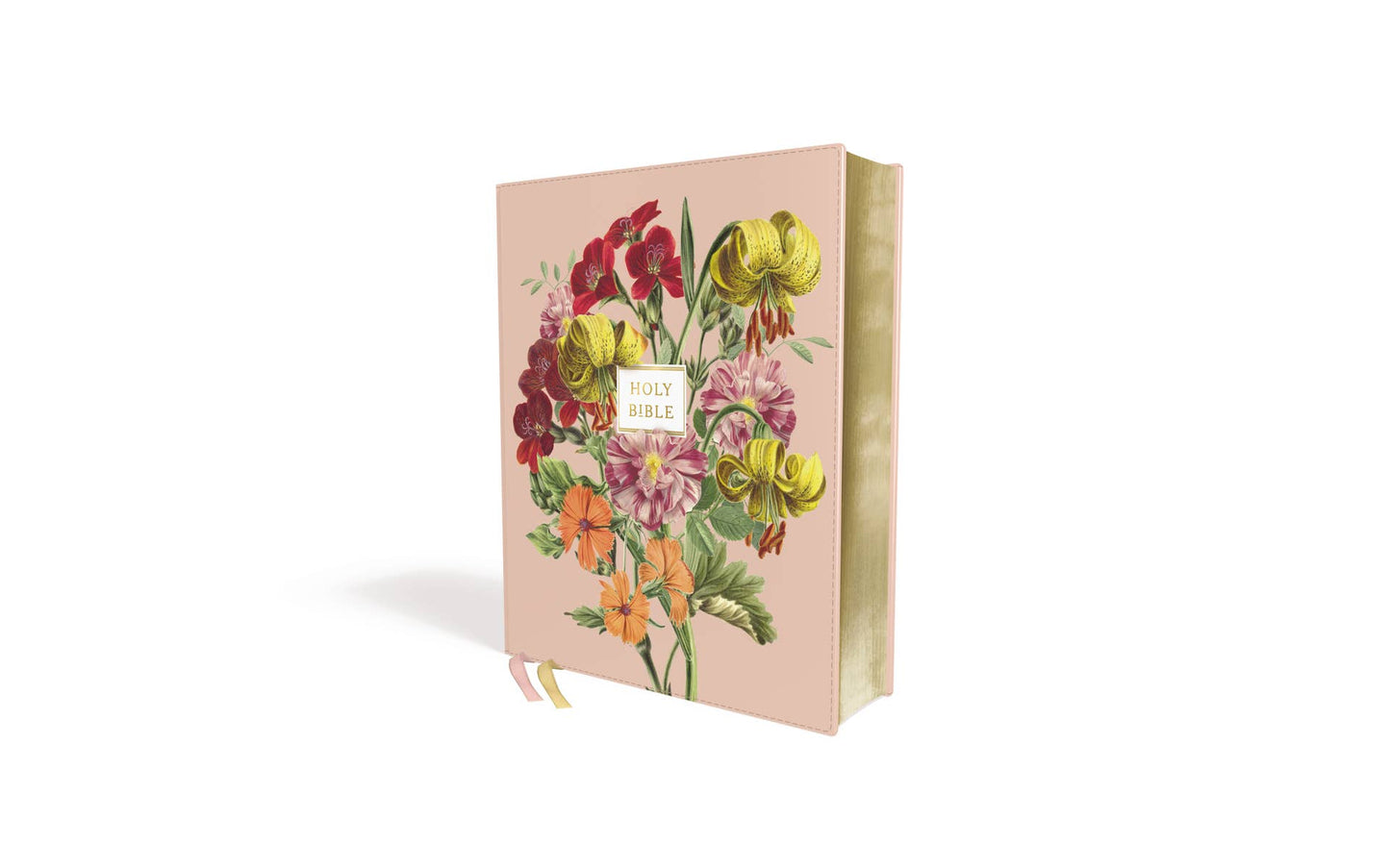 HarperCollins Christian Publishing - NIV Artisan Collection Bible Leathersoft Blush Floral