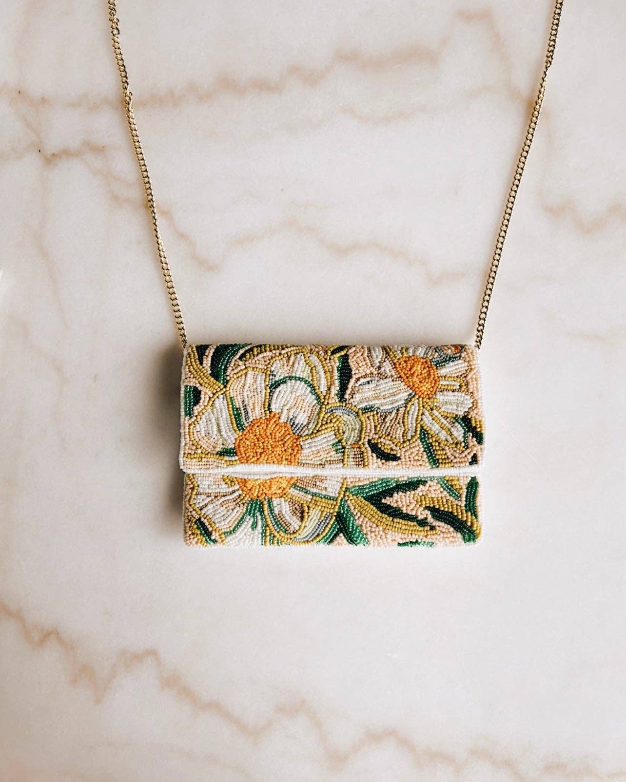 GraceLaced by Ruth Chou Simons - Claire de Lune Beaded Clutch