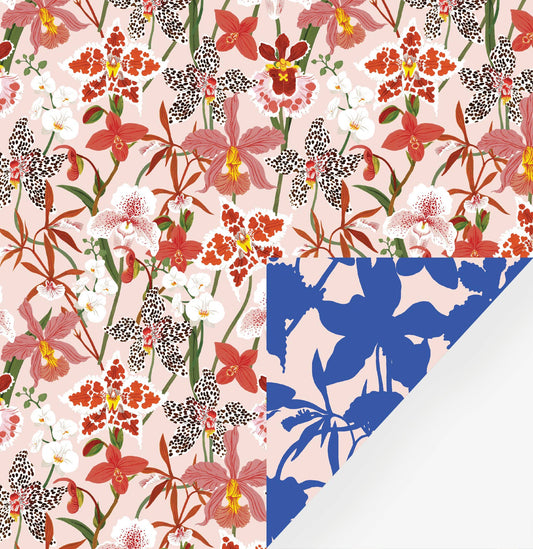 Botanica Paper Co. - ORCHIDS | Double Sided Wrapping Paper