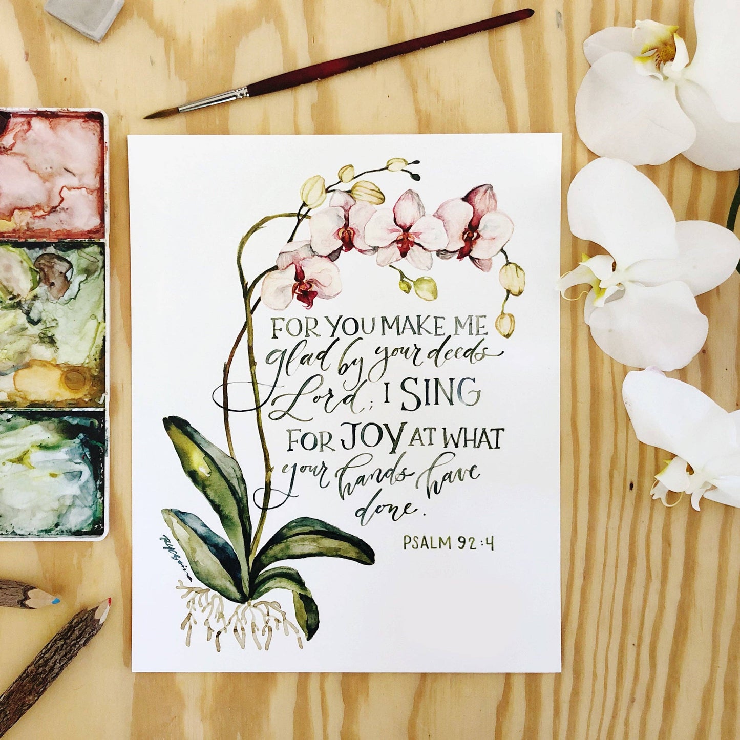 GraceLaced by Ruth Chou Simons - Sing For Joy Print