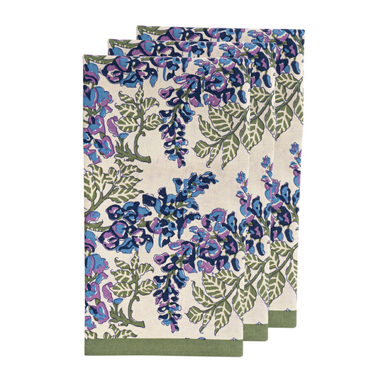 Couleur Nature - Wisteria Blue & Green | Tea Towels - Set of 3