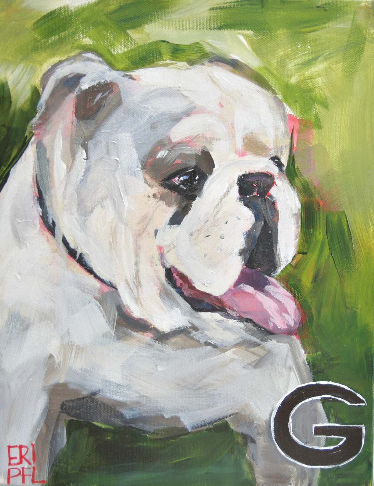 GA Buldog: A Portrait Signed Print