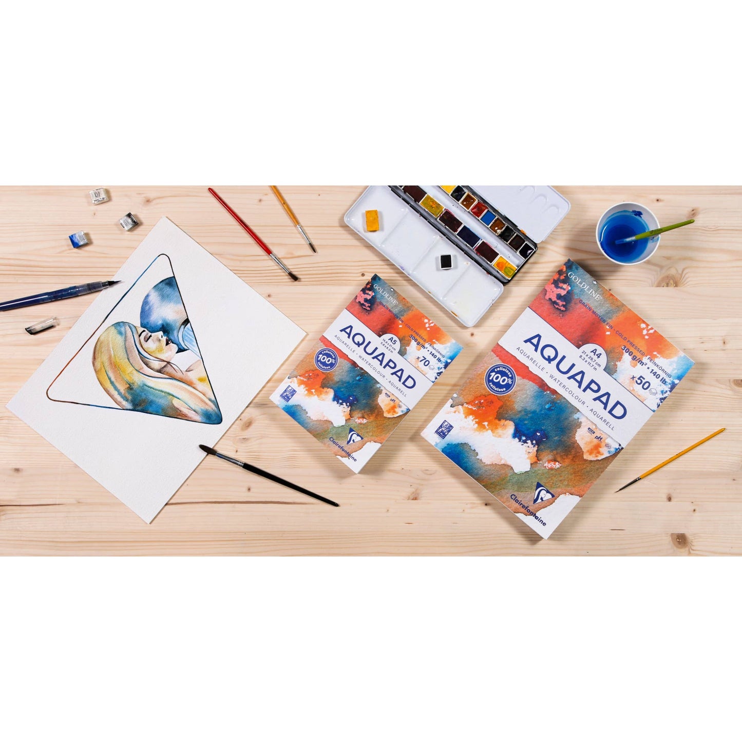 Exaclair - Clairefontaine™ AquaPad Watercolor Paper - Two Sizes