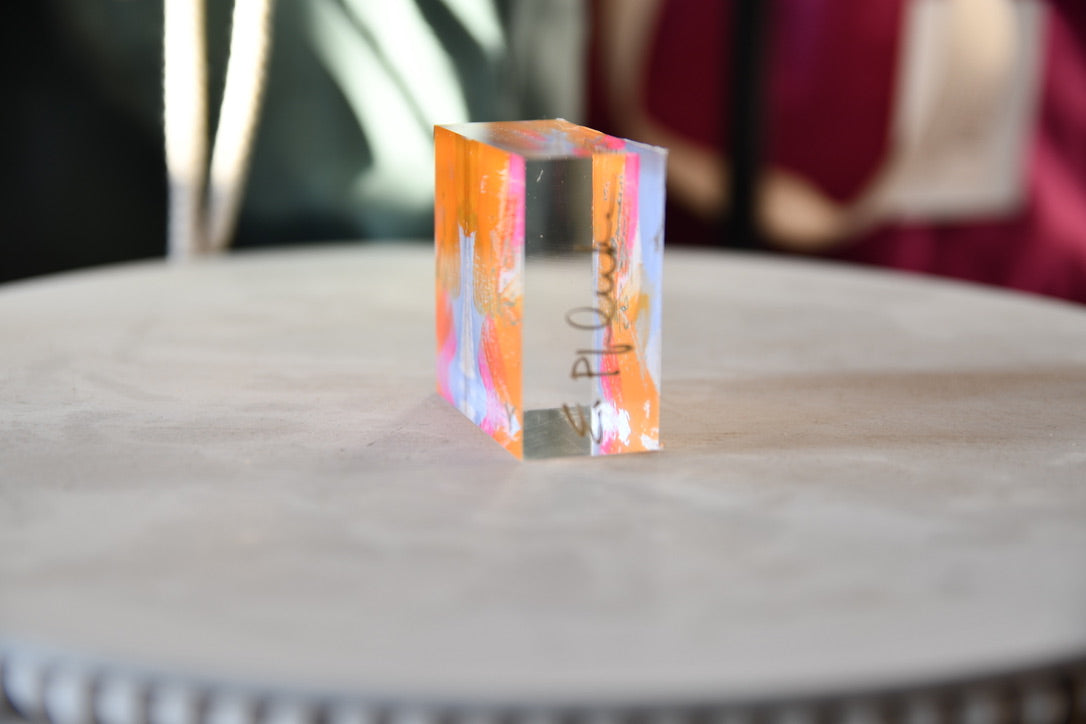 I am safe - Affirmation Lucite Block