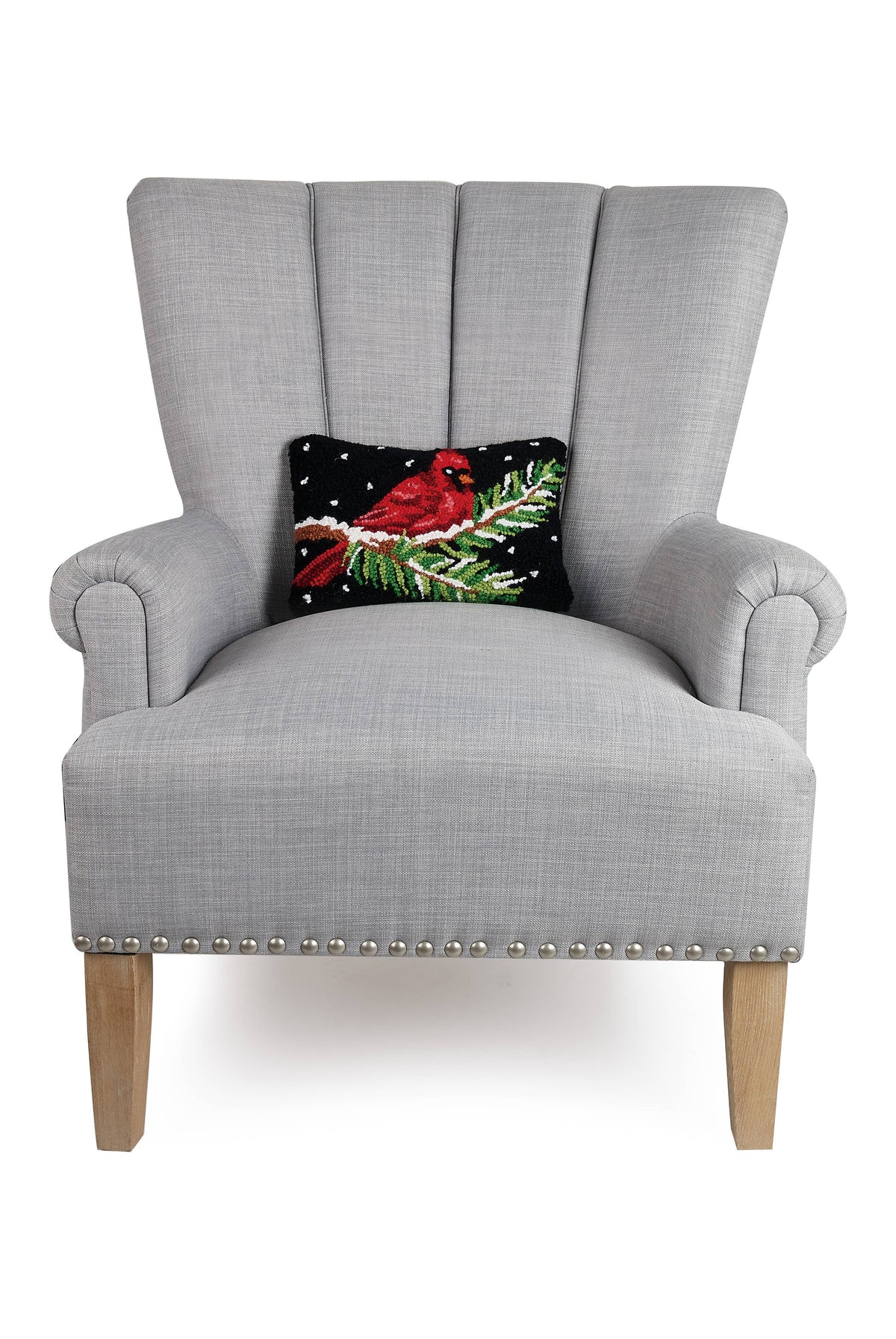 Peking Handicraft - Cardinal On Branch Hook Pillow
