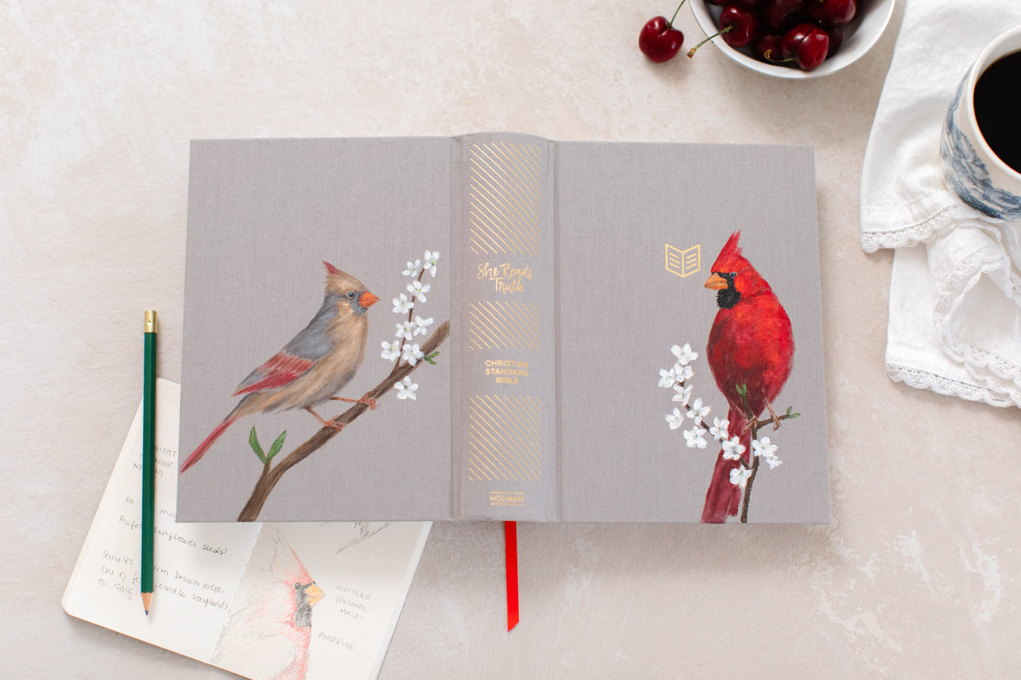 Women's Custom Hand Painted Bible