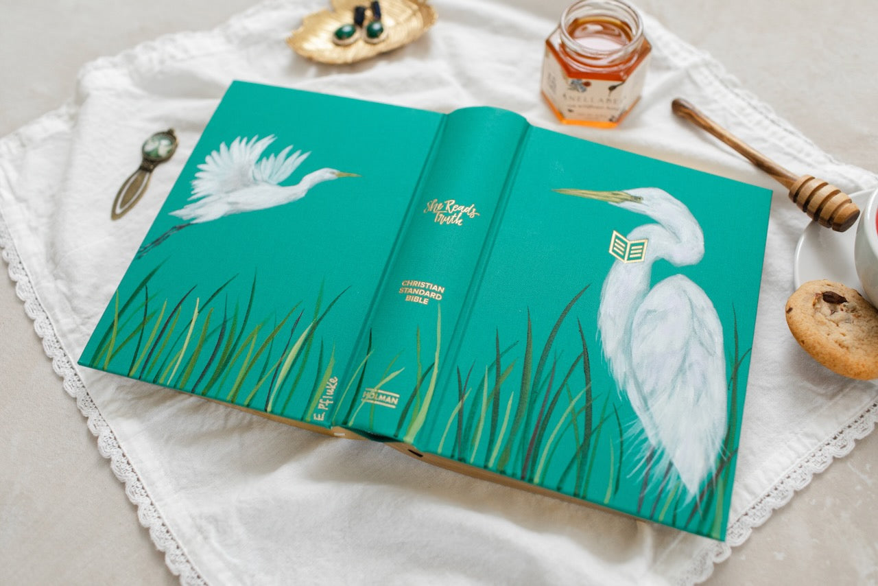Women's Custom Hand Painted Bible