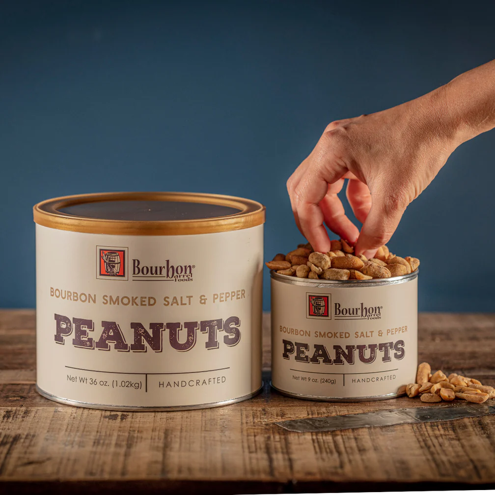 Bourbon Smoked Salt & Pepper Peanuts