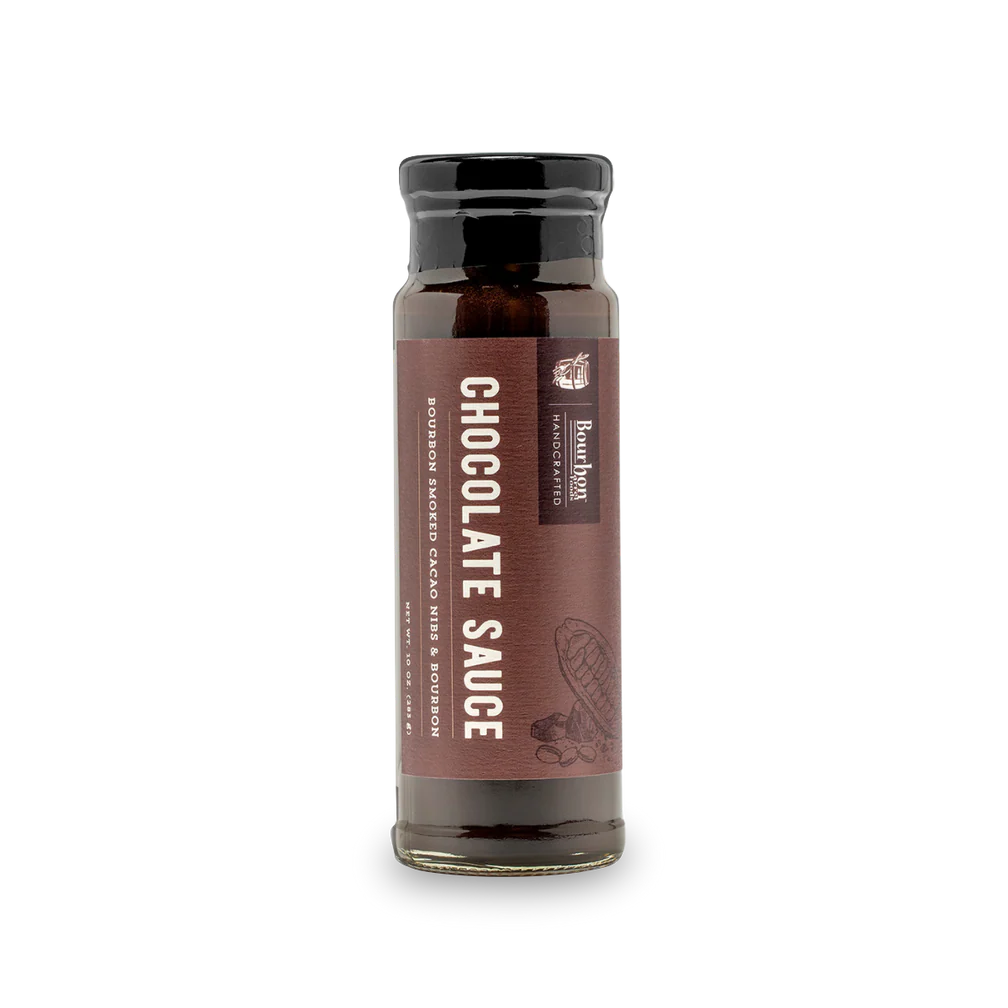 Chocolate Sauce – Bourbon Smoked Cacao Nibs & Bourbon