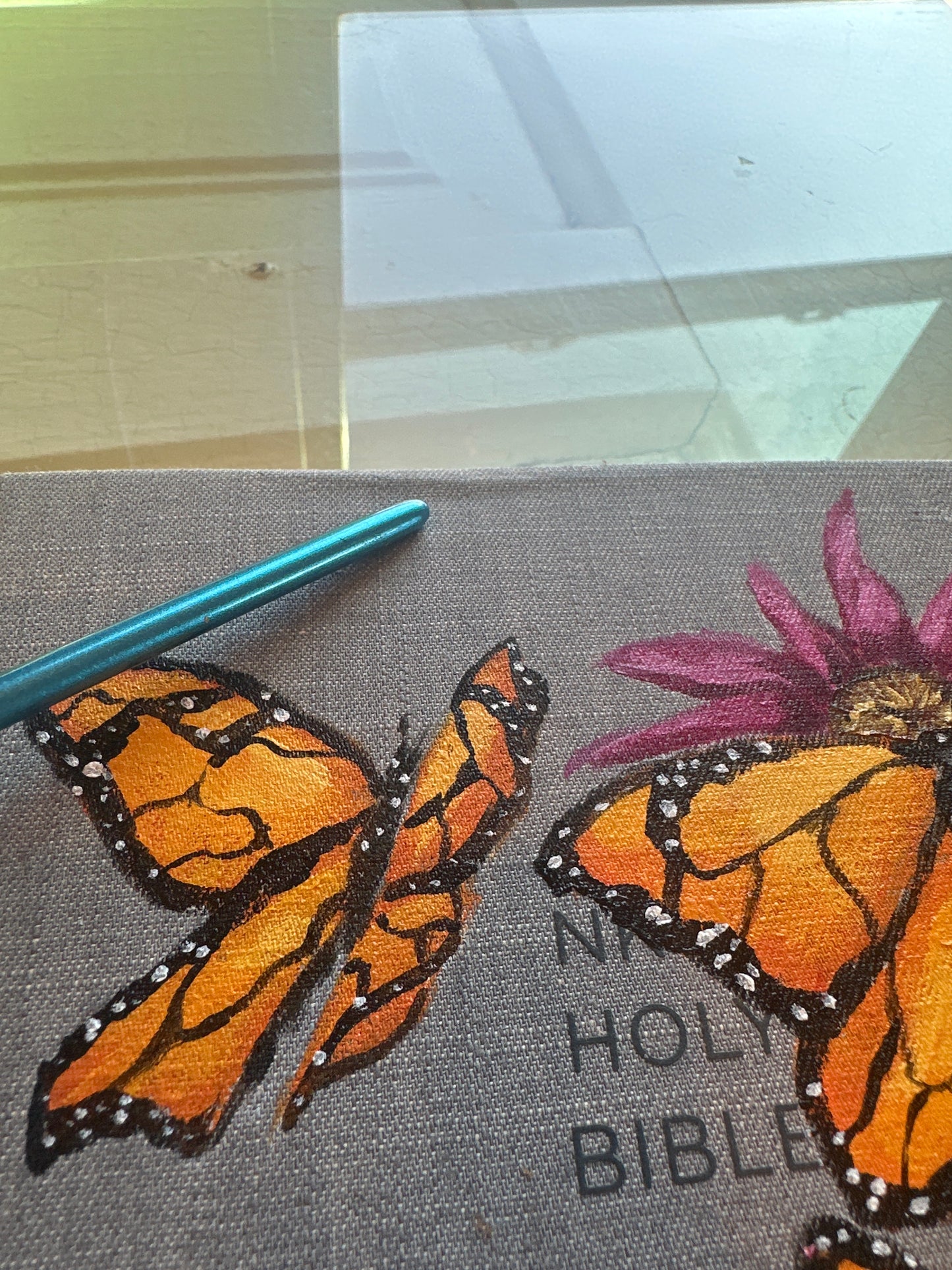 NKJV Hand Painted Journaling Bible